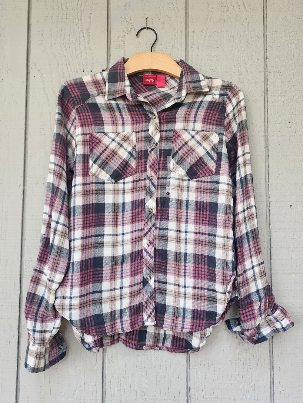 New Buckle Daytrip Cotton Plaid Flannel Medium